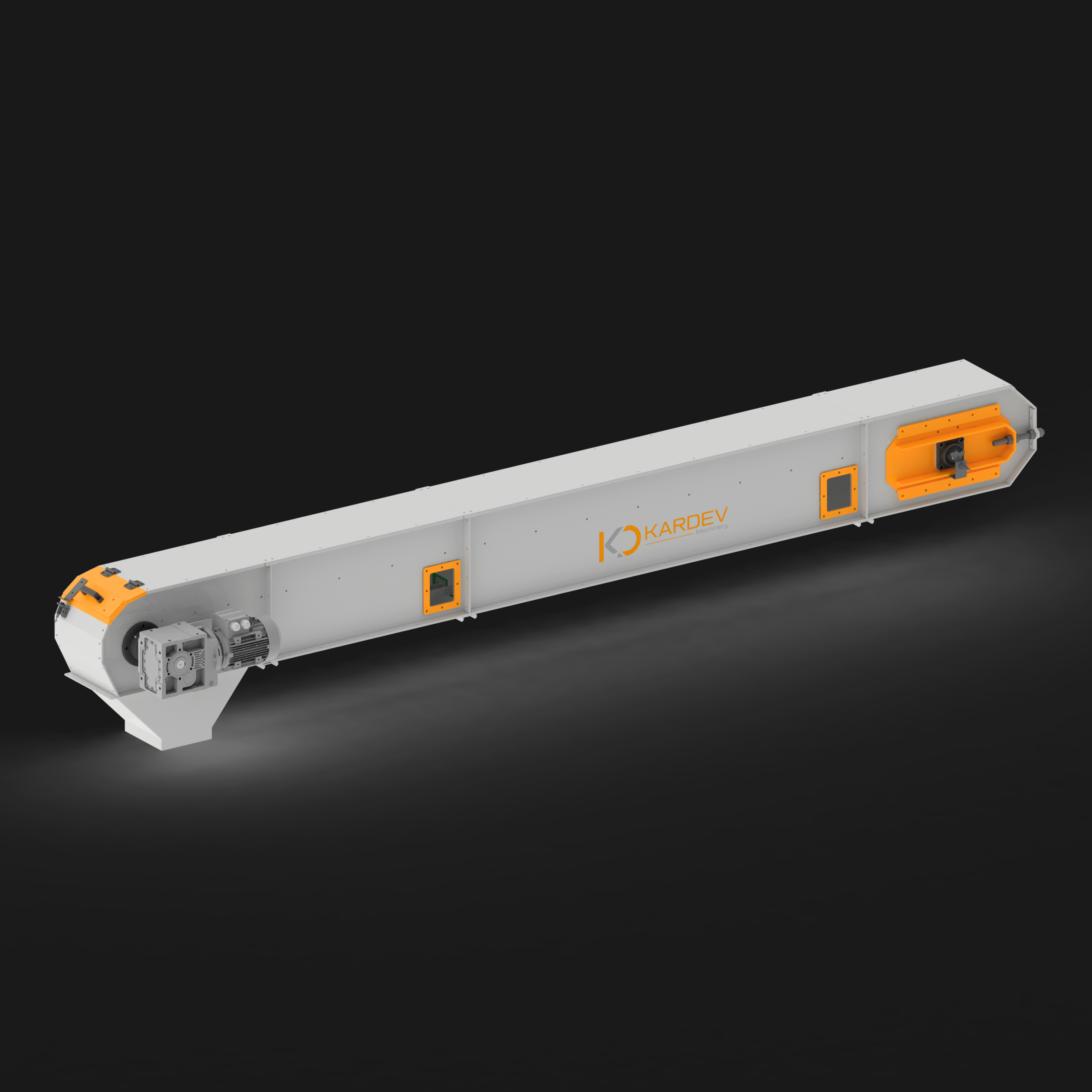 Chain Conveyor by Kardev | Dust-Tight Bulk Transfer