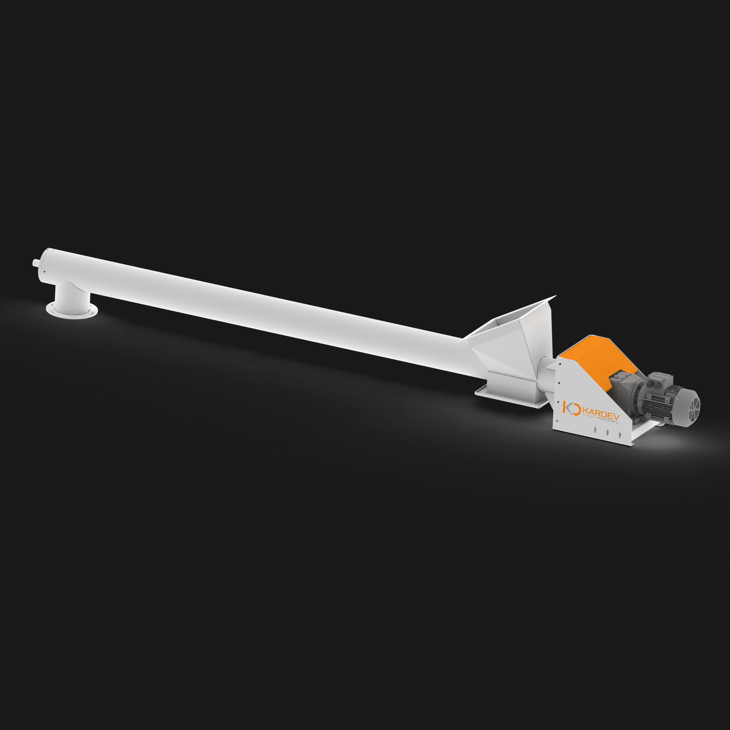 Tube Screw Conveyor by Kardev | Sealed Tubular Conveying